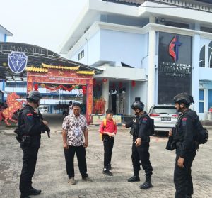 Demi Keamanan Ibadah, Gegana Brimob Lampung Gelar Patroli Dialogis di Bandar Lampung