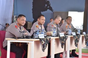 Brimob Polda Lampung Gelar TFG Dan Latihan Gabungan Anti Huru Hara Untuk Antisipasi Kerusuhan