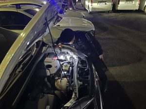Pastikan Keamanan Kunjungan Presiden, Gegana Brimob Lampung Sterilisasi Rangkaian Kendaraan