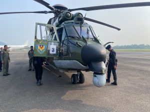 Satbrimob Polda Lampung Perketat Pengamanan dan Sterilisasi VVIP Sambut Kunjungan Kerja Presiden