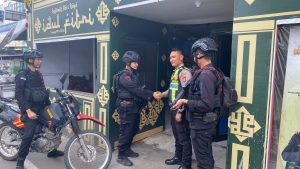 Jaga Kondusivitas Wilayah, Detasemen Gegana Satbrimob Polda Lampung Gelar Patroli Dialogis di Bandar Lampung