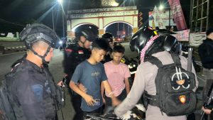 Jamin Keamanan Malam Hari, Satuan Brimob Polda Lampung Intensifkan Patroli Janji Jaga